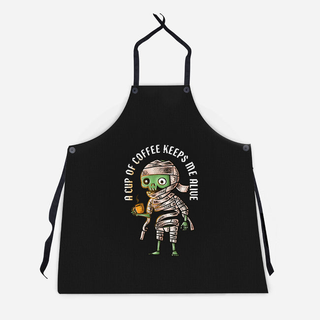 Keeps Me Alive-unisex kitchen apron-nukataji