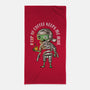 Keeps Me Alive-none beach towel-nukataji