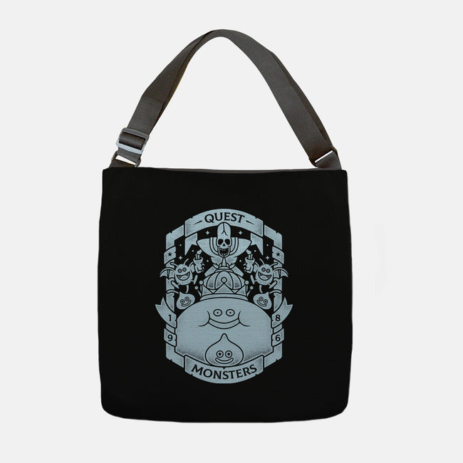 Quest Monsters-none adjustable tote bag-Alundrart