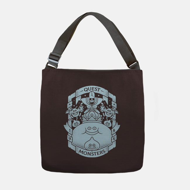Quest Monsters-none adjustable tote bag-Alundrart