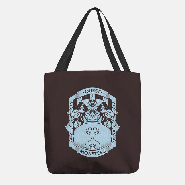 Quest Monsters-none basic tote bag-Alundrart