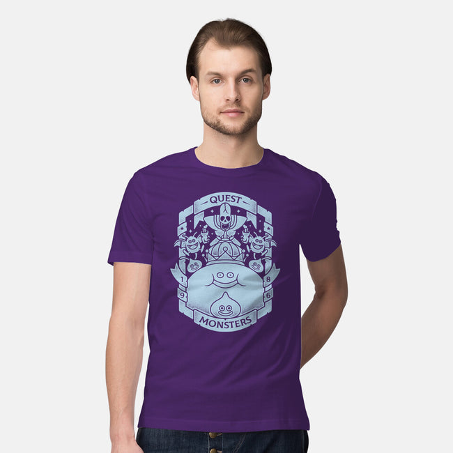 Quest Monsters-mens premium tee-Alundrart