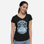 Quest Monsters-womens v-neck tee-Alundrart