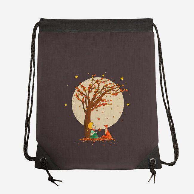 The Prince Of Autumn-none drawstring bag-retrodivision