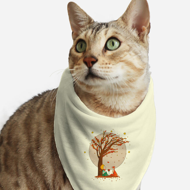 The Prince Of Autumn-cat bandana pet collar-retrodivision