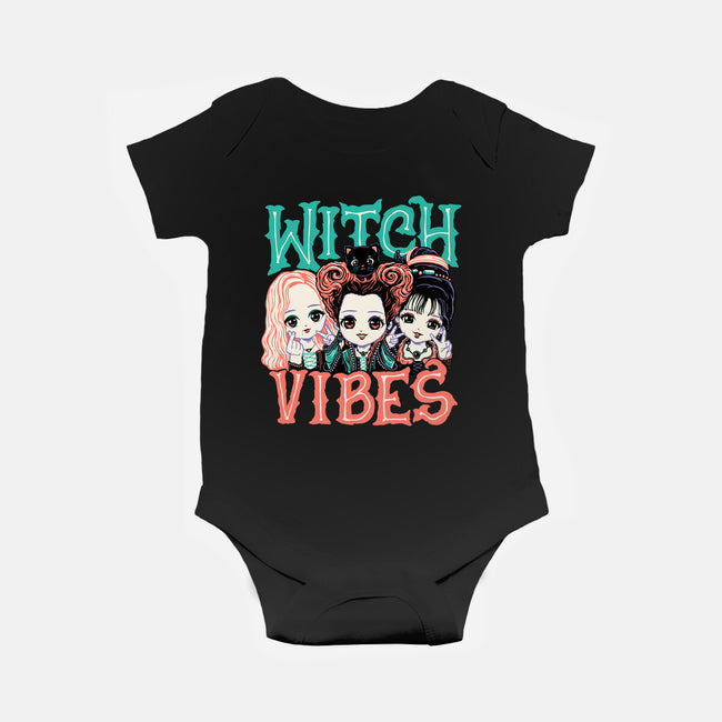 Cute Witch Vibes-baby basic onesie-momma_gorilla