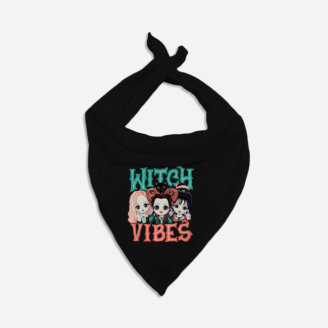 Cute Witch Vibes-cat bandana pet collar-momma_gorilla