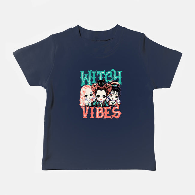 Cute Witch Vibes-baby basic tee-momma_gorilla