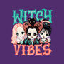 Cute Witch Vibes-none removable cover w insert throw pillow-momma_gorilla