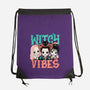 Cute Witch Vibes-none drawstring bag-momma_gorilla