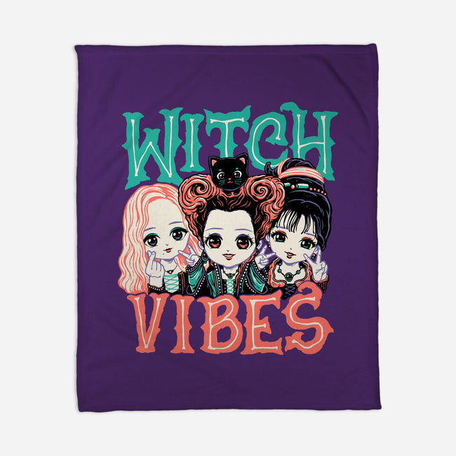 Cute Witch Vibes-none fleece blanket-momma_gorilla