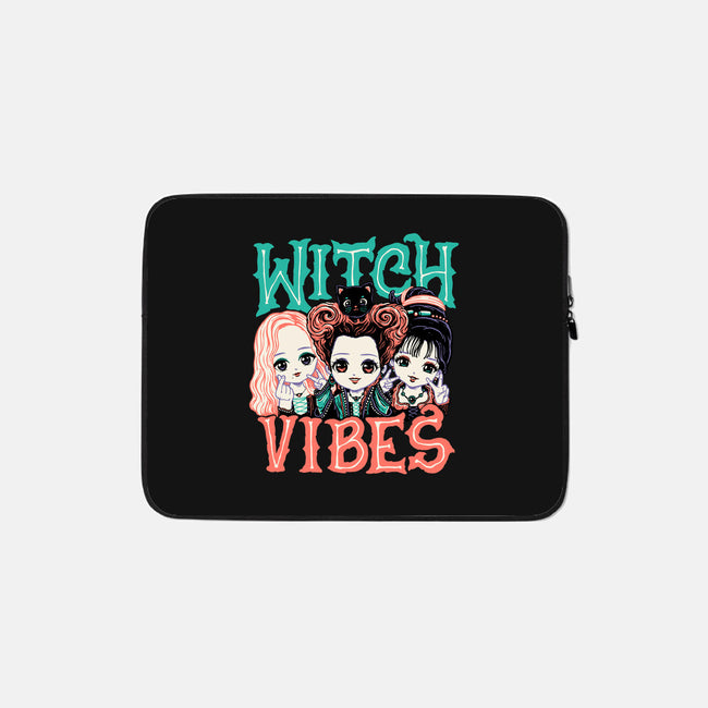 Cute Witch Vibes-none zippered laptop sleeve-momma_gorilla