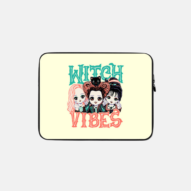 Cute Witch Vibes-none zippered laptop sleeve-momma_gorilla