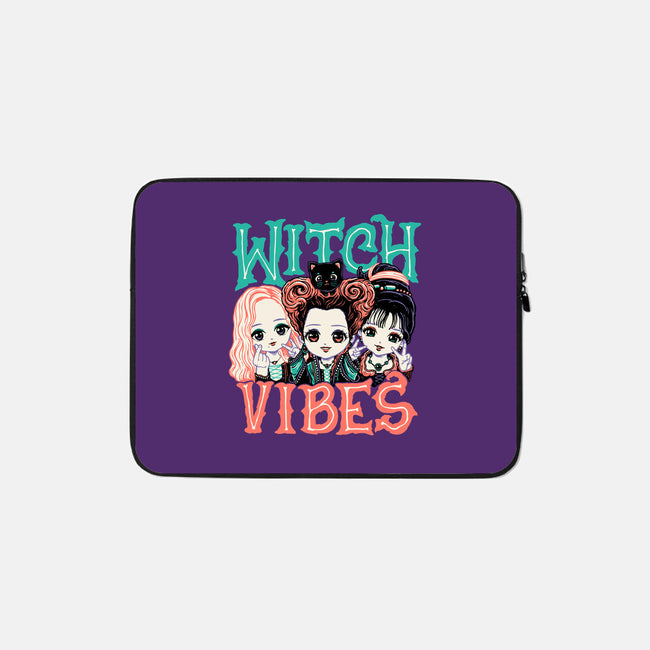 Cute Witch Vibes-none zippered laptop sleeve-momma_gorilla