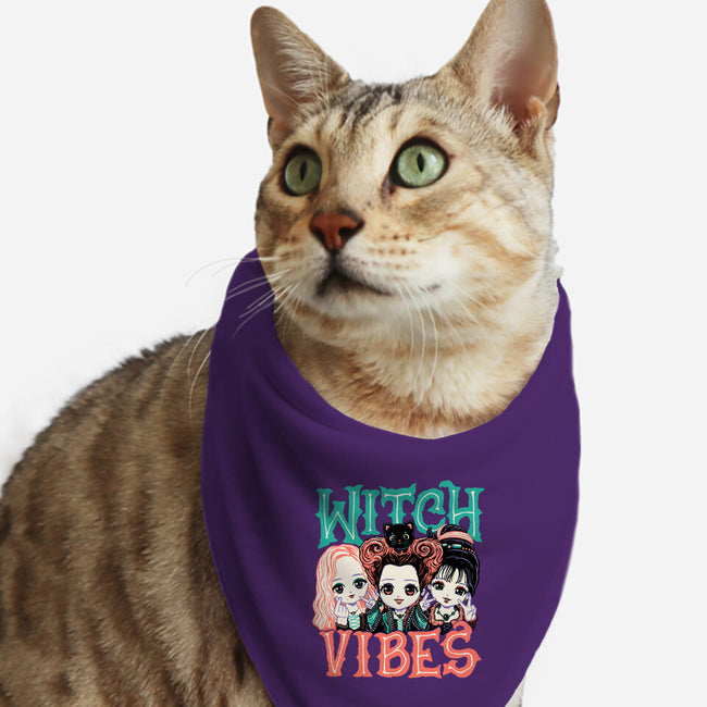 Cute Witch Vibes-cat bandana pet collar-momma_gorilla