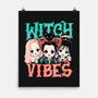 Cute Witch Vibes-none matte poster-momma_gorilla