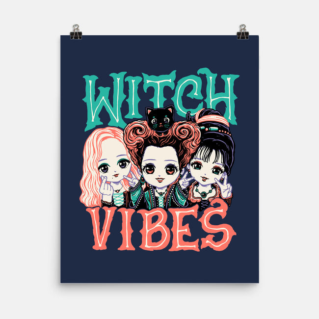 Cute Witch Vibes-none matte poster-momma_gorilla