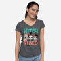 Cute Witch Vibes-womens v-neck tee-momma_gorilla