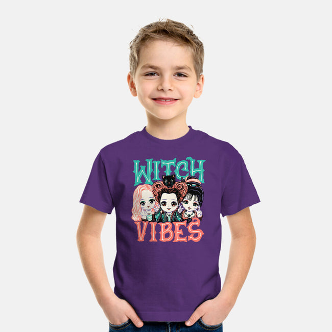 Cute Witch Vibes-youth basic tee-momma_gorilla