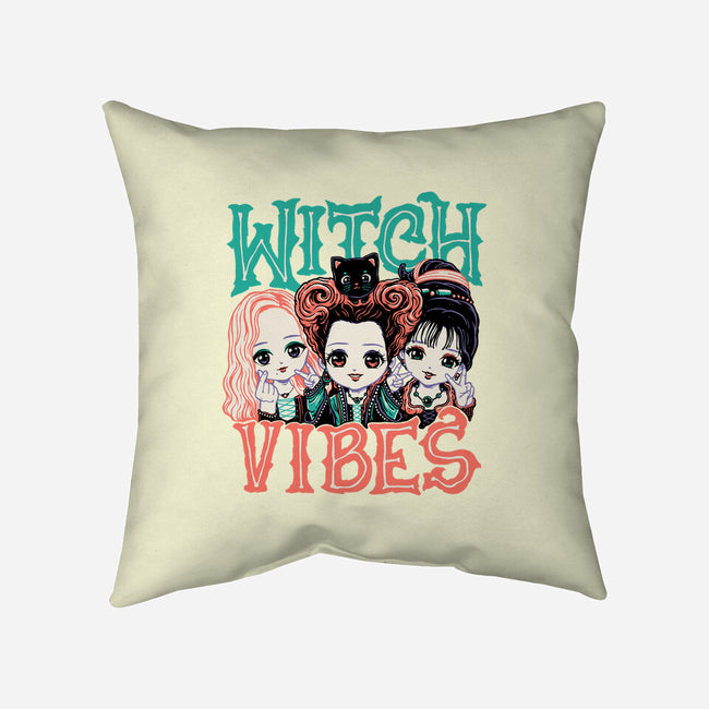Cute Witch Vibes-none removable cover w insert throw pillow-momma_gorilla