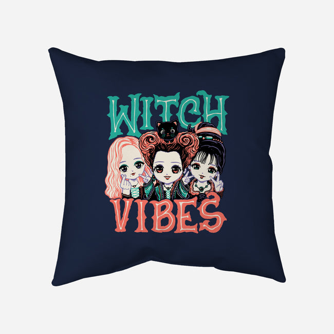 Cute Witch Vibes-none removable cover w insert throw pillow-momma_gorilla