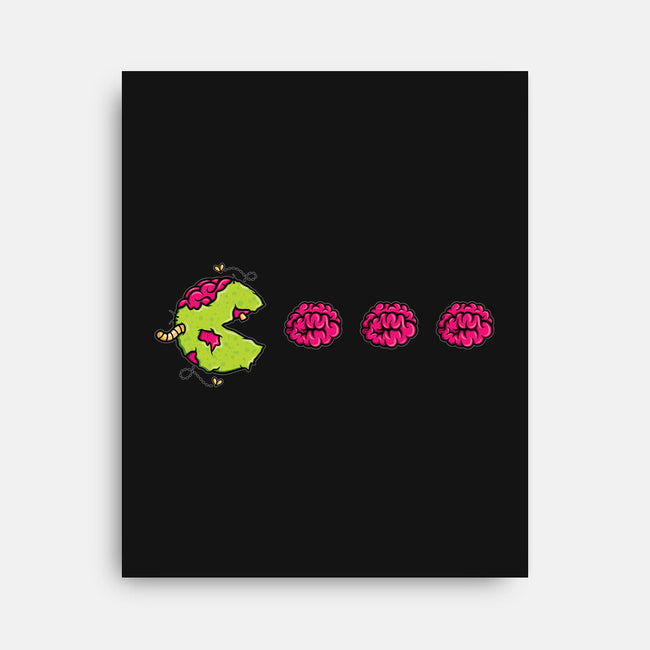 Pac-Zombie-none stretched canvas-goodidearyan