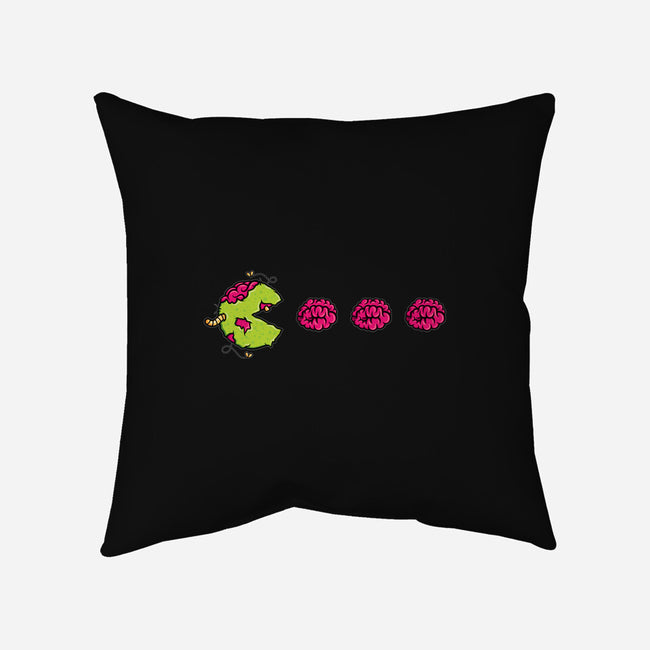 Pac-Zombie-none removable cover w insert throw pillow-goodidearyan