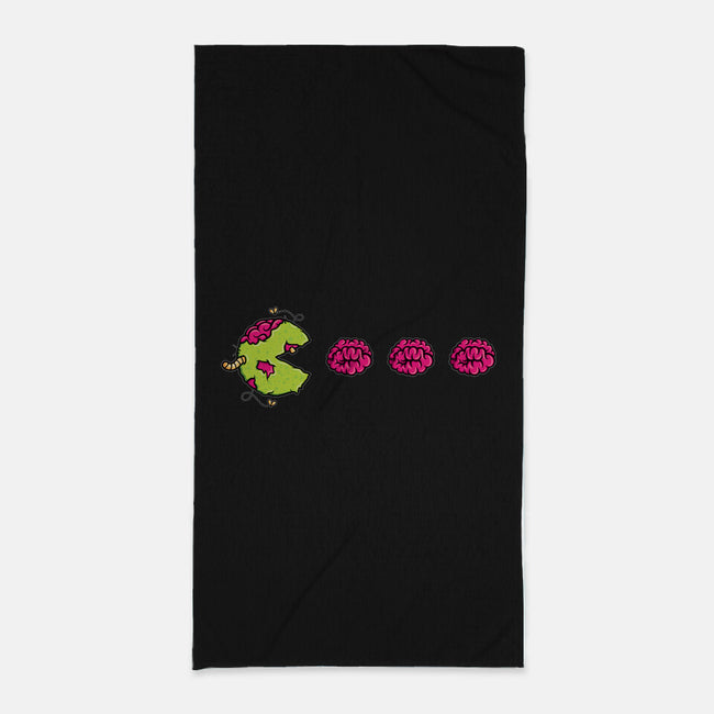 Pac-Zombie-none beach towel-goodidearyan