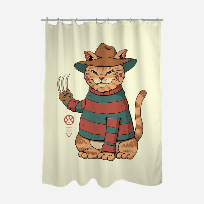 Catana On Elm Street-none polyester shower curtain-vp021