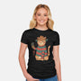 Catana On Elm Street-womens fitted tee-vp021