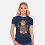 Catana On Elm Street-womens fitted tee-vp021
