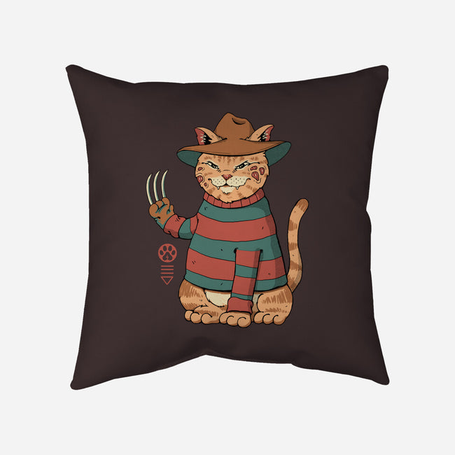 Catana On Elm Street-none removable cover w insert throw pillow-vp021