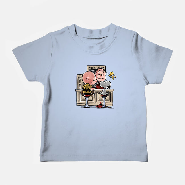 The Runaway Beagle-baby basic tee-zascanauta