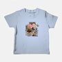 The Runaway Beagle-baby basic tee-zascanauta