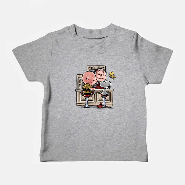 The Runaway Beagle-baby basic tee-zascanauta