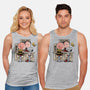 The Runaway Beagle-unisex basic tank-zascanauta