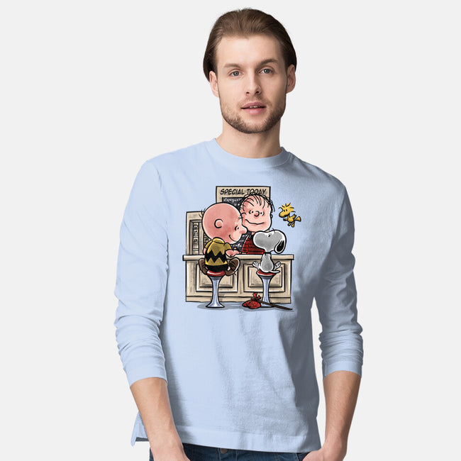 The Runaway Beagle-mens long sleeved tee-zascanauta