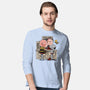 The Runaway Beagle-mens long sleeved tee-zascanauta