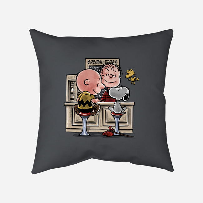 The Runaway Beagle-none removable cover w insert throw pillow-zascanauta