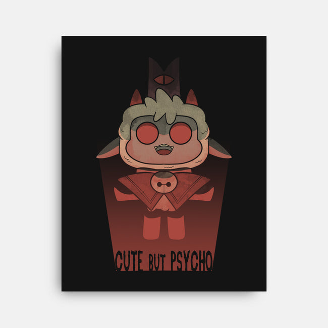 Cute But Also Psycho-none stretched canvas-Claudia
