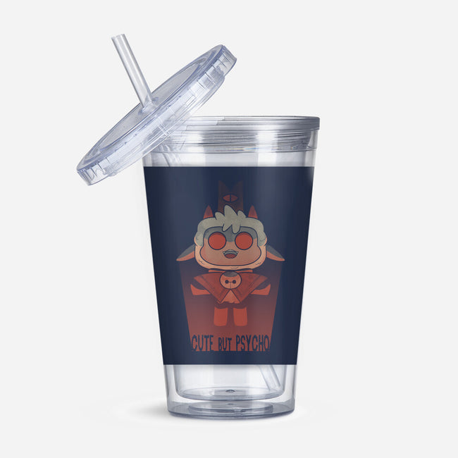 Cute But Also Psycho-none acrylic tumbler drinkware-Claudia