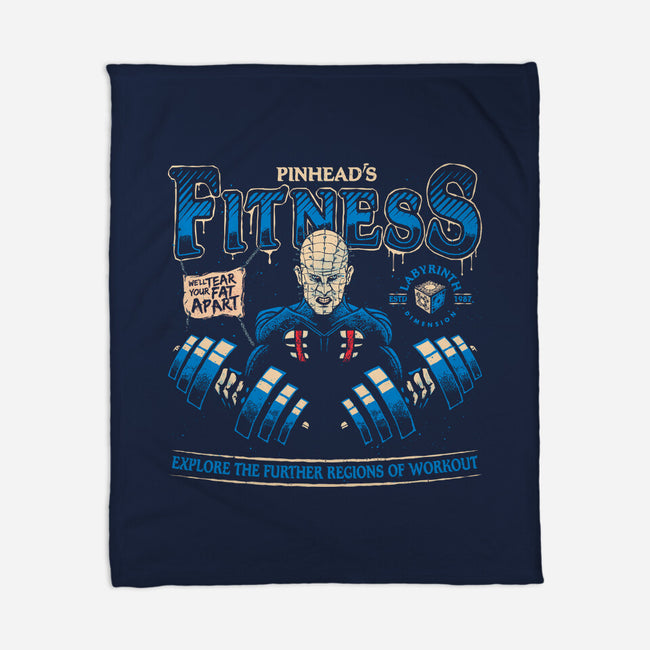 Pinhead's Fitness-none fleece blanket-teesgeex
