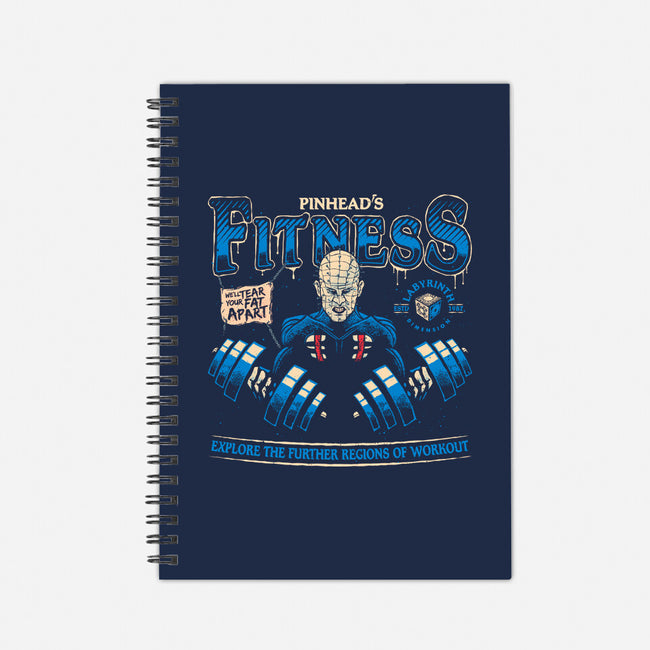 Pinhead's Fitness-none dot grid notebook-teesgeex