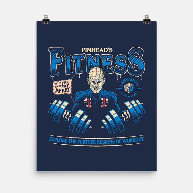 Pinhead's Fitness-none matte poster-teesgeex