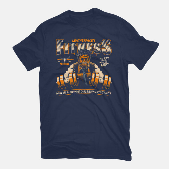 Leatherface's Fitness-womens fitted tee-teesgeex
