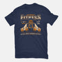 Leatherface's Fitness-womens fitted tee-teesgeex