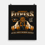 Leatherface's Fitness-none matte poster-teesgeex