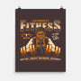 Leatherface's Fitness-none matte poster-teesgeex