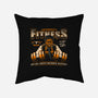 Leatherface's Fitness-none removable cover w insert throw pillow-teesgeex