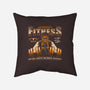 Leatherface's Fitness-none removable cover w insert throw pillow-teesgeex
